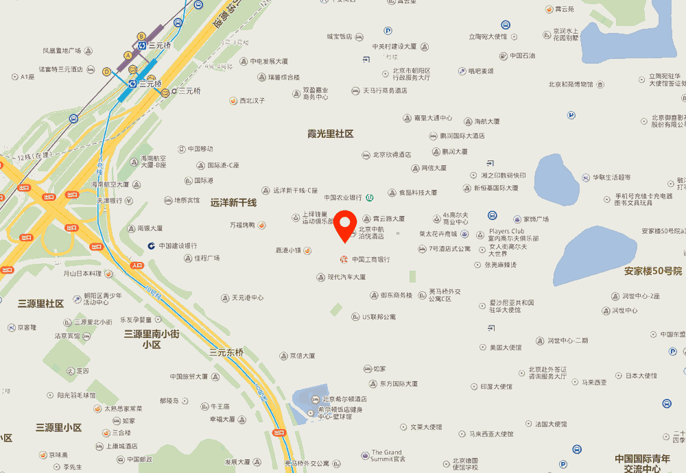 国航大厦位置地图
